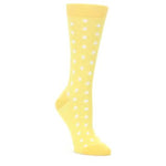 Sunbeam Yellow Polka Dot Women’s Dress Socks