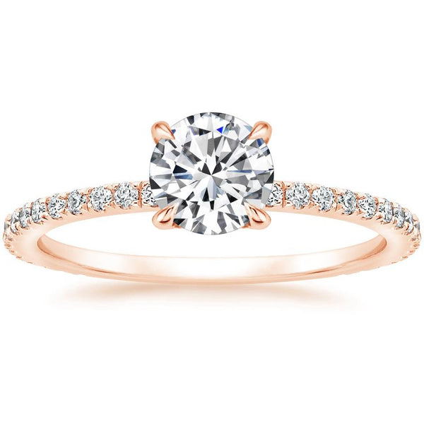 14K Rose Gold Demi Diamond Ring (1/3 ct. tw.)