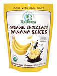 Natierra Nature's All Foods Organic Freeze-Dried Snacks, Chocolate Covered Banana Slices, 4 Ounce
