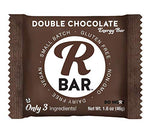 RBar Whole Food Double Chocolate Energy Bar - Dairy & Gluten Free Snacks, Vegan Protein Bar - 3 Healthy Ingredients (10 Pack)