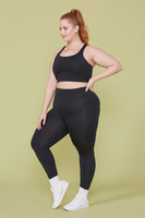 Black Compressive High-Rise Legging