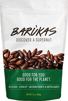 Barùkas: Discover a Supernut - Roasted Baru Nuts in a 12 ounce (340 gram) Resealable Bag for Freshness