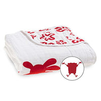 Aden + Anais Classic Dream Blanket, (RED) Spongebob Squarepants