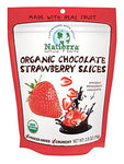 Natierra Nature's All Foods Organic Freeze-Dried Snacks, Chocolate Covered Strawberry Slices, 2.8 Ounce