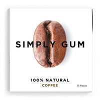 Simply Gum Coffee Natural Chewing Gum, Non GMO, Vegan