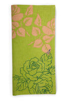Flower Garden Tea Towel (Spring Green)