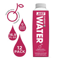 JUST Water Infused - Organic Cherry (Pack of 12)