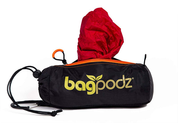 BagPodz Reusable Bag and Storage System - Cayenne Red (Contains 10 Bags)
