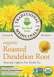 Traditional Medicinals Organic Roasted Dandelion Root Herbal Leaf Tea, 16 Tea Bags (Pack of 6)