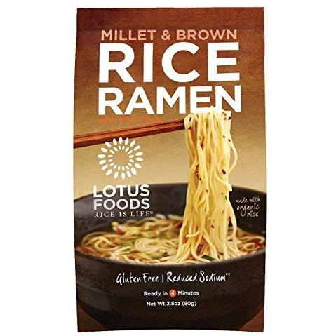 Millet and Brown Rice Ramen with Miso Soup, Low Sodium, 10 Count