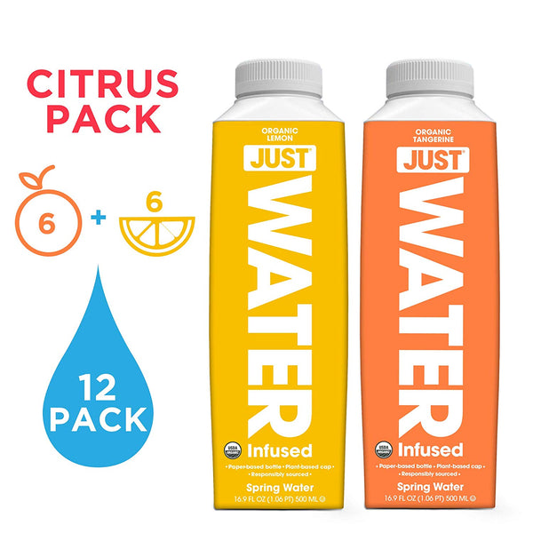 JUST Water Infused - Citrus Variety Pack (Pack of 12)