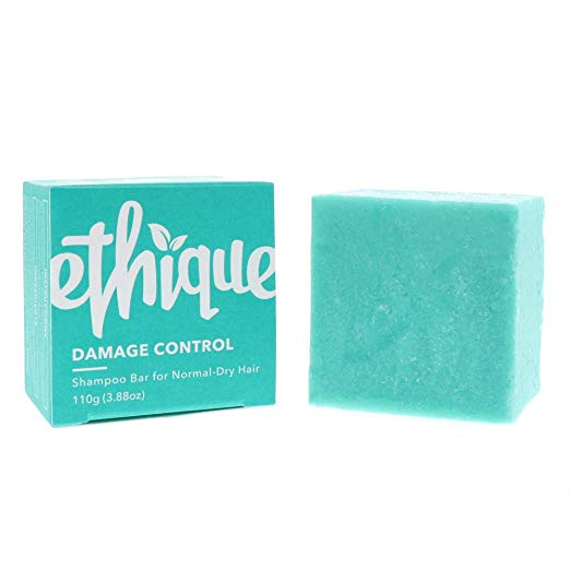 Ethique Eco-Friendly Solid Shampoo Bar for Normal-Dry or Slightly Damaged Hair, Damage Control