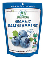 Natierra Nature's All Foods Organic Freeze-Dried Blueberries, 1.2 Ounce