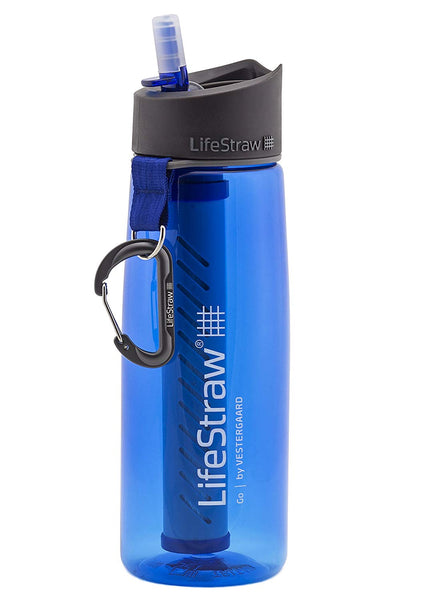 LifeStraw Go Water Filter Bottles with 2-Stage Integrated Filter Straw for Hiking, Backpacking, and Travel