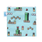 Nintendo Super Mario Sandwich Bag / Snack Bag, Reusable, Washable, Food Safe, BPA Free, 7x7 - 8-Bit Game