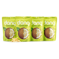 Dang Gluten Free Toasted Coconut Chips, Original, 3.17oz Bags, 3.17 Ounce (4 Count)