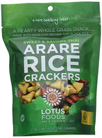 Gourmet Gluten Free Arare Rice Crackers, Sweet/Savory Thai, 8 Count