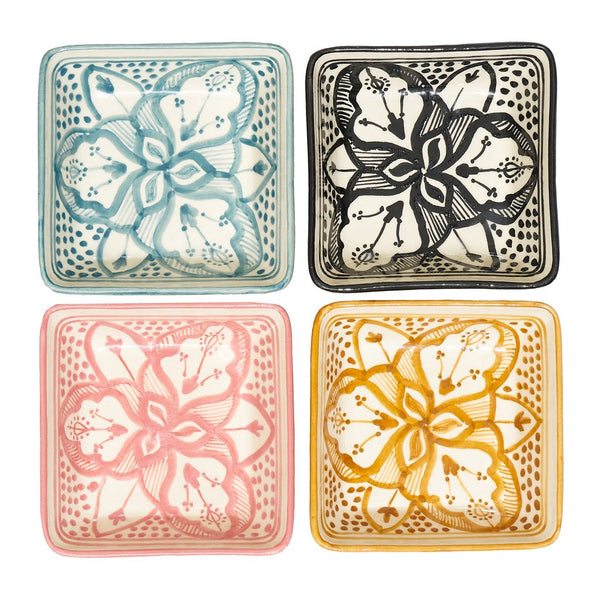 Square Floral Dishes