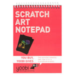 Spiral Notepad with Scratcher Tool 5" x 7" 15pgs