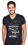 ‘Happy Vegan’ V-neck
