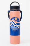22 oz. Geo Mountain Stainless Steel Water Bottle