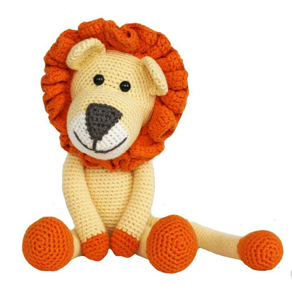 Leo Lion Handmade Organic Stuffed Animal