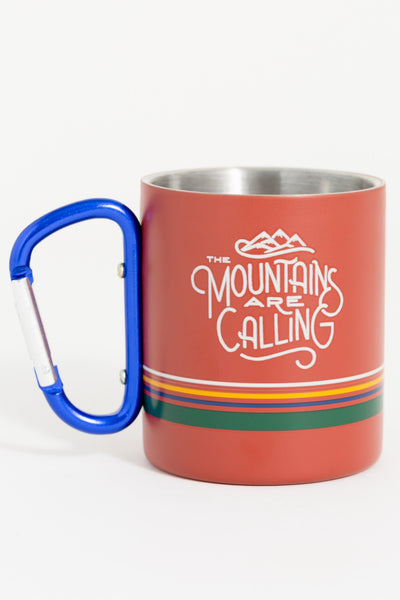 Mountains Are Calling 10 oz. Carabiner Cup